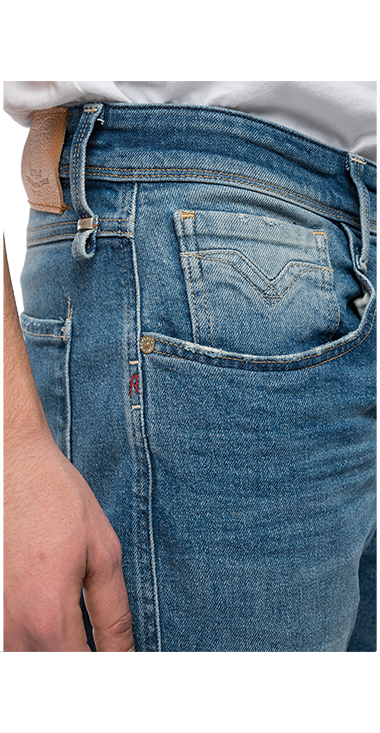 AGED ECO 10YESRS 11OZ スーパーストレッチスリムフィットデニムパンツ BRONNY 詳細画像